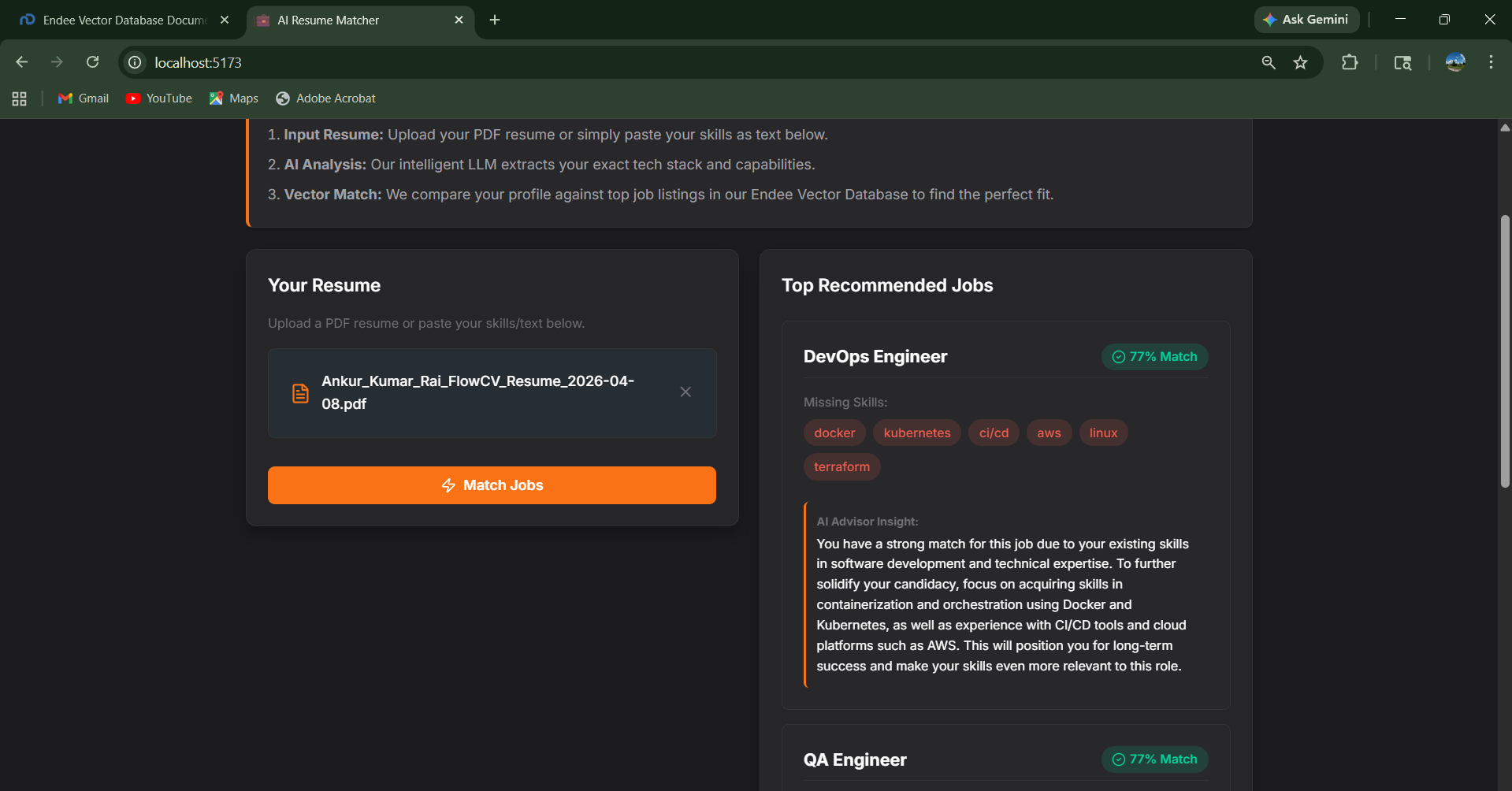 AI Resume Job Matcher